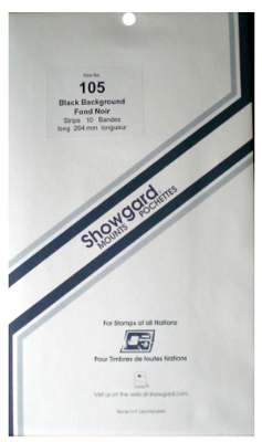 Showgard Showgard Mounts - 264mm Strips (Black) - 105x264mm