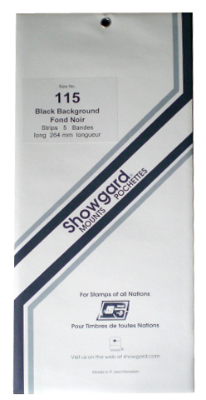 115 Showgard Strips Accomodation Range 264mm (Black)