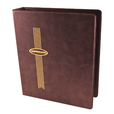 Standard Size Supersafe  Binder - Red
