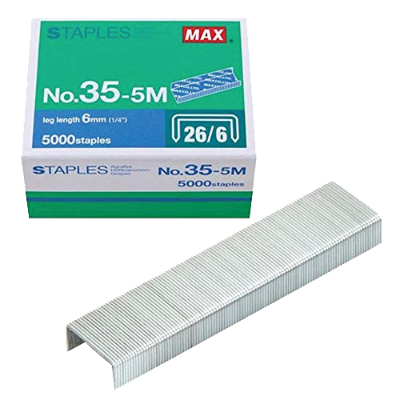 35-5M 1/4" Standard Staple (5000 per Box)