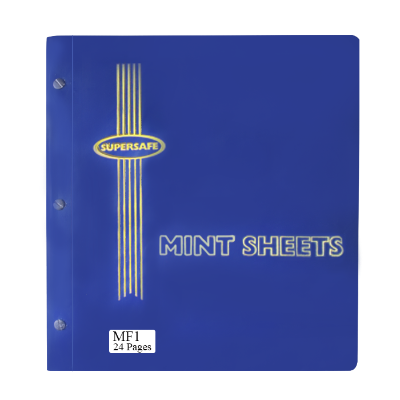 Mint Sheet File, 24 Sheet Capacity (Blue)