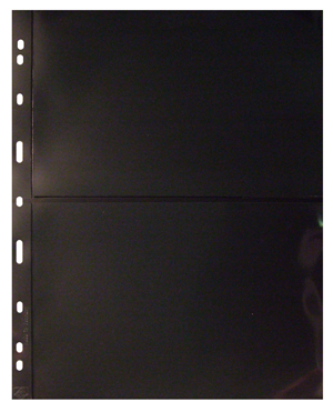 2 Pocket Grande Pages for Extra Large Notes, Black - GRANDE2S