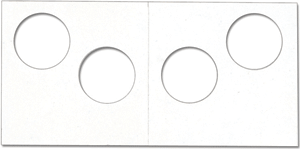 Cowens Mylar 2 Hole - 100 Packs
