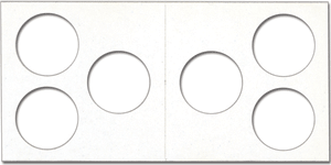 Cowens Mylar 3 Hole - 100 Packs