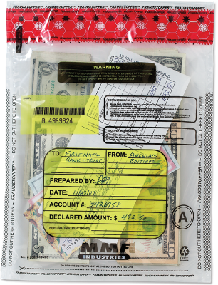 Tamper Evident 9x12 Clear "Deal" Bag - 100/pack