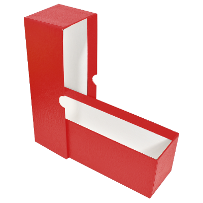 Single Row Slab or Crown Box - 8.25" - Red