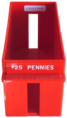 Penny Rolled Coin Large Capacity Trays