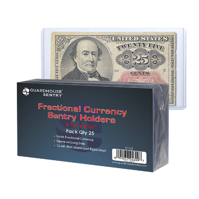 Fractional Currency Sentry Holders - 5 7/16x3 3/16