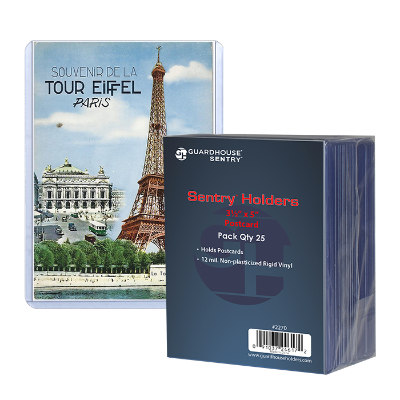 Small Post Card, Photo Sentry Holders - 3 1/2 x 5