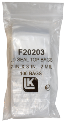 Zip Lock Bag - 2x3 (2 Mil)