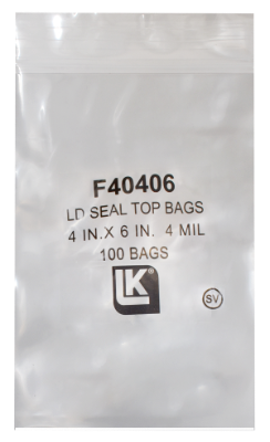 Zip Lock Bag - 4x6 (4 Mil)