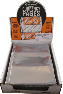 3 Pocket Pages - Large Currency