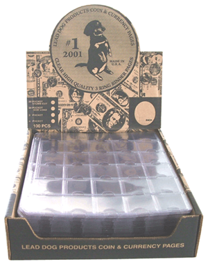 30 Pocket Lead Dog Notebook Pages for 1.5x1.5 Flips