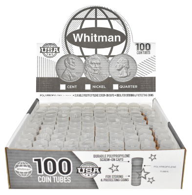 Round Coin Tube-Nickel, 100/box