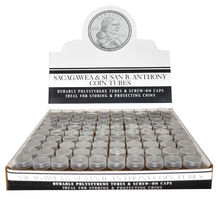 Round Coin Tube-SBA, 100/box