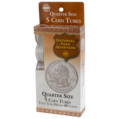 5 Round Coin Tube - Quarter