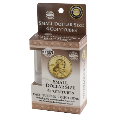 4 Round Coin Tube - Small Dollar