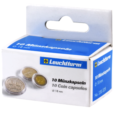 18mm - Coin Capsules (pack of 10)