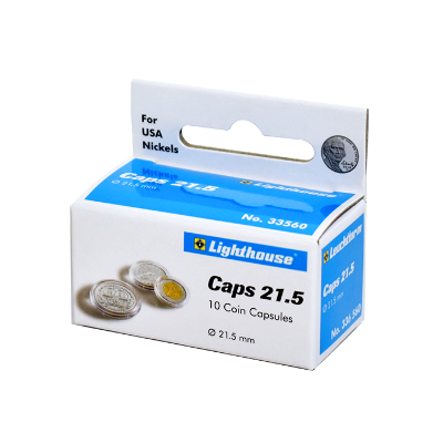 21.5mm - Coin Capsules (pack of 10)