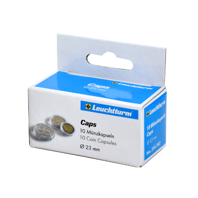23mm - Coin Capsules (pack of 10)