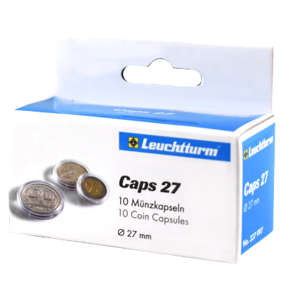 27mm - Coin Capsules (pack of 10)