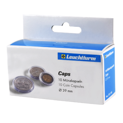 39mm - Coin Capsules (pack of 10)