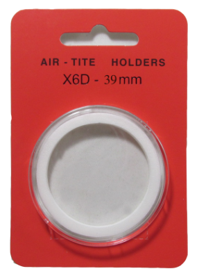 Air Tite Ring Fit High Relief 39mm Retail Package Holders - Model X6D
