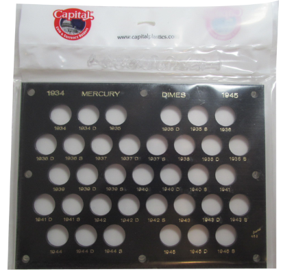 United States Mercury Dimes 1934-1945s