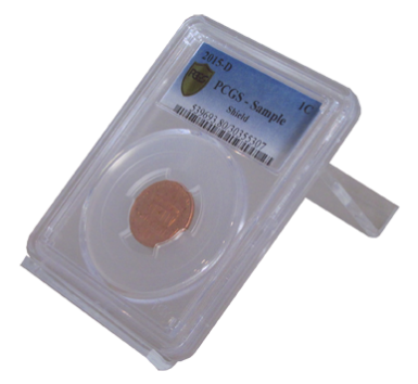 Single Slab Certified Coin Easel Display