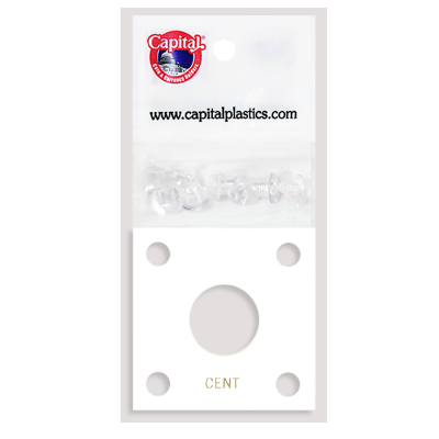 Capital Plastics 144 Coin Holder - Cent