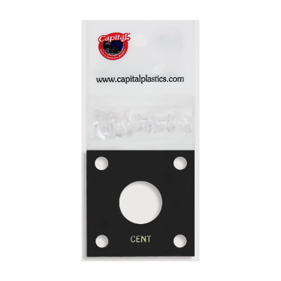 Capital Plastics 144 Coin Holder - Cent