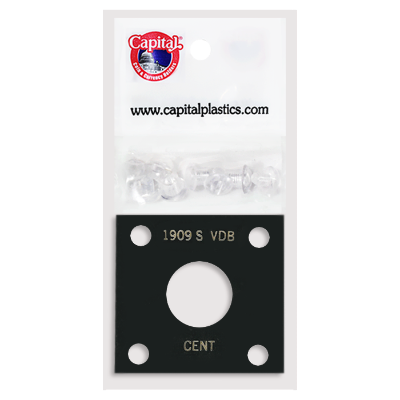 Capital Plastics 144 Coin Holder - 1909S VDB