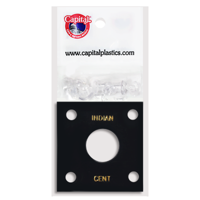 Capital Plastics 144 Coin Holder - Indian Cent