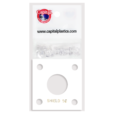 Capital Plastics 144 Coin Holder - Shield Nickel