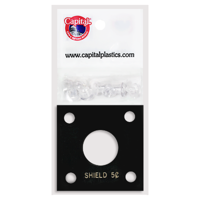 Capital Plastics 144 Coin Holder - Shield Nickel