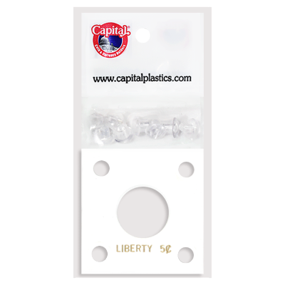 Capital Plastics 144 Coin Holder - Liberty Nickel