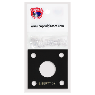 Capital Plastics 144 Coin Holder - Liberty Nickel