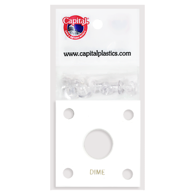 Capital Plastics 144 Coin Holder - Dime