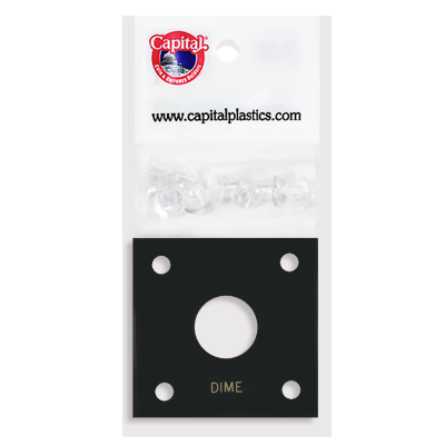 Capital Plastics 144 Coin Holder - Dime
