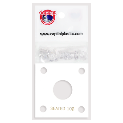 Capital Plastics 144 Coin Holder - Seated Liberty Dime