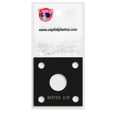 Capital Plastics 144 Coin Holder - Seated Liberty Dime