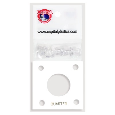 Capital Plastics 144 Coin Holder - Quarter