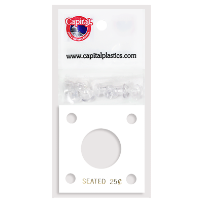 Capital Plastics 144 Coin Holder - Seated Liberty Quarter