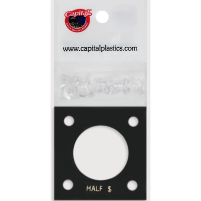 Capital Plastics 144 Coin Holder - Half Dollar