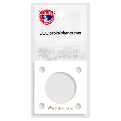 Capital Plastics 144 Coin Holder - Walking Half Dollar