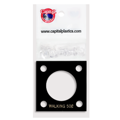 Capital Plastics 144 Coin Holder - Walking Half Dollar