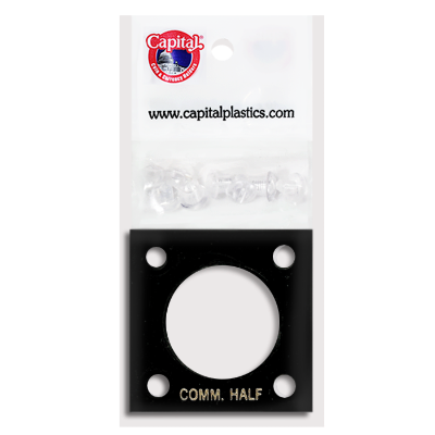 Capital Plastics 144 Coin Holder - Comm Half Dollar