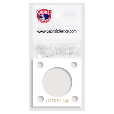 Capital Plastics 144 Coin Holder - Liberty Half Dollar