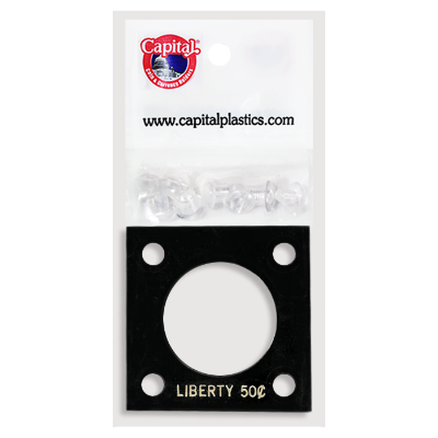 Capital Plastics 144 Coin Holder - Liberty Half Dollar