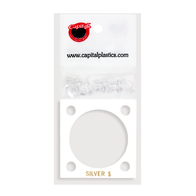 Capital Plastics 144 Coin Holder - Silver $